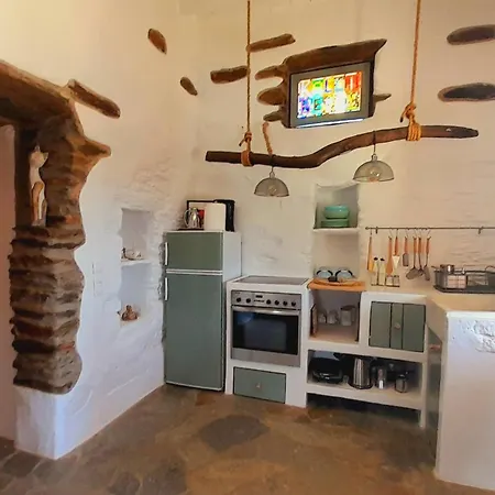 Vakantiehuis Kalliberry Cycladic Stone House Elissavet With Private Pool, View And Fantastic Sunsets