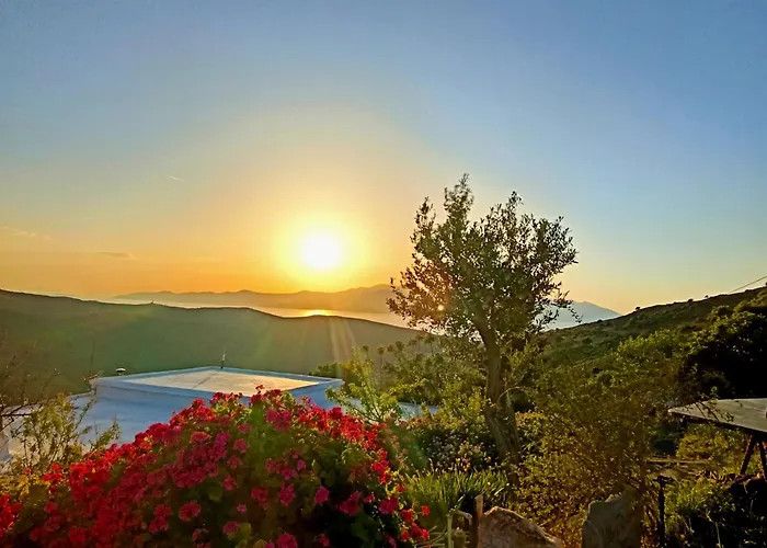 Ferienhaus Kalliberry Cycladic Stone House Elissavet With Private Pool, View And Fantastic Sunsets *